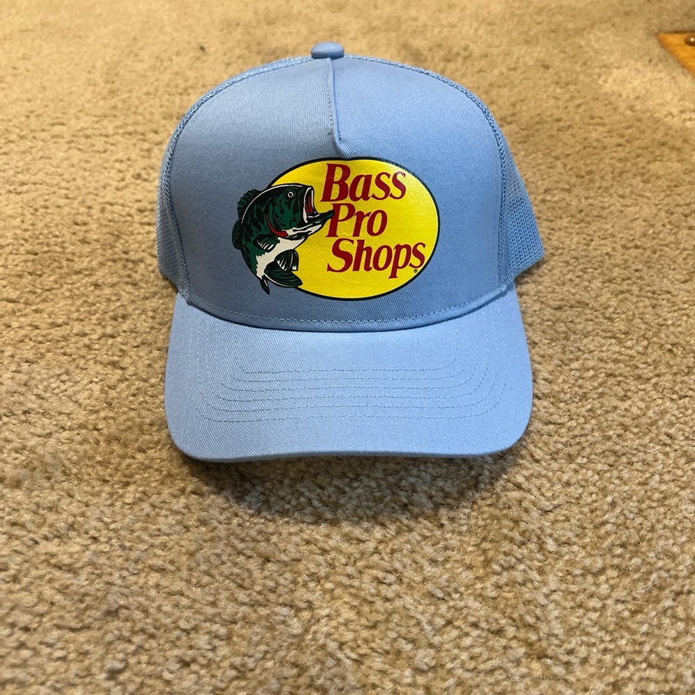 Bass Pro Shops Blue Trucker Hat